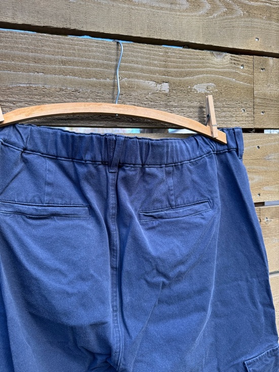 Universal Standard Navy Cotton Twill Cargo Pants - Picture 5 of 5